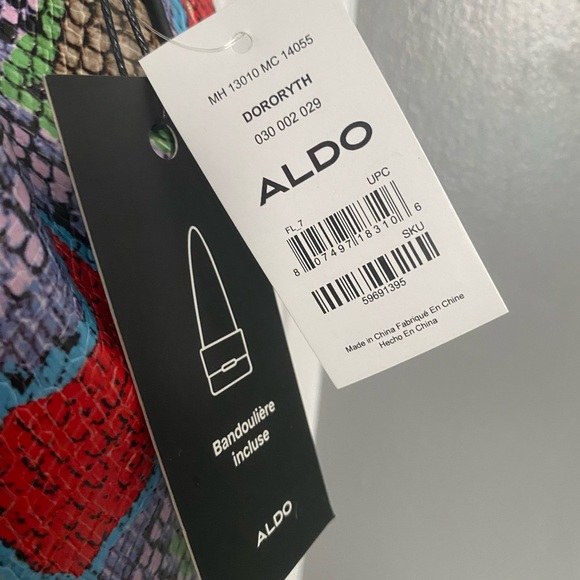Aldo Snake Print Dororyth Bag NWT - Picture 3 of 5